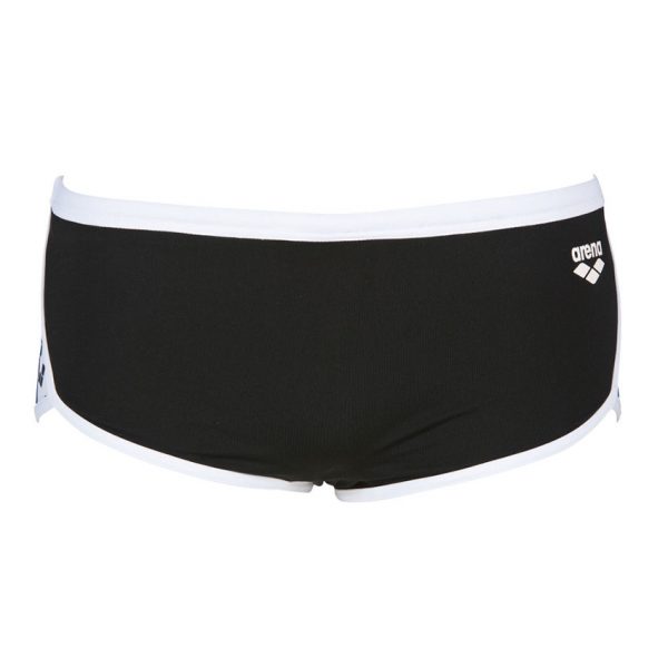 Arena Black Team Stripe Low Waist Shorts