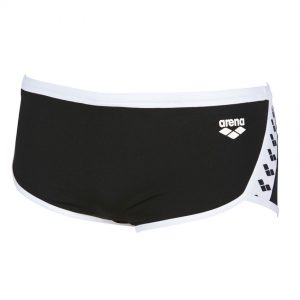 Arena Black Team Stripe Low Waist Shorts