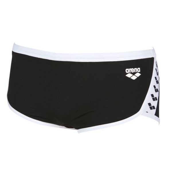 Arena Black Team Stripe Low Waist Shorts