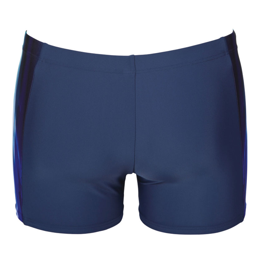 Arena Shining blue swim shorts are also available in black