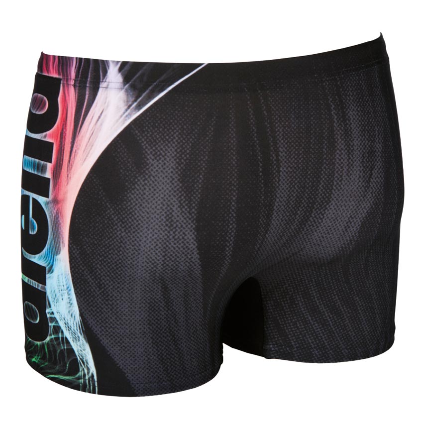 Arena Shades black swim shorts are also available in blue