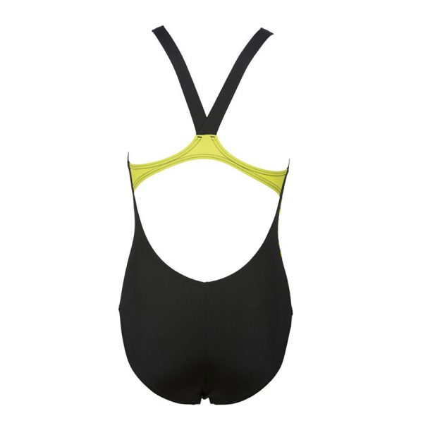 Arena Girls Illusion Black Swimsuit