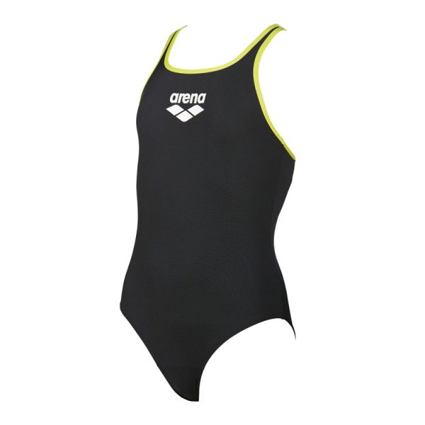 Arena BigLogo Girls Black Swimsuit