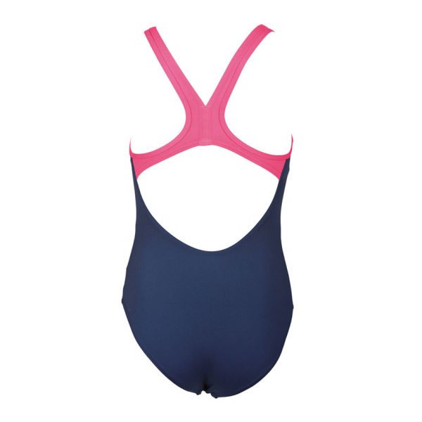 Arena BigLogo Girls Navy Blue Swimsuit