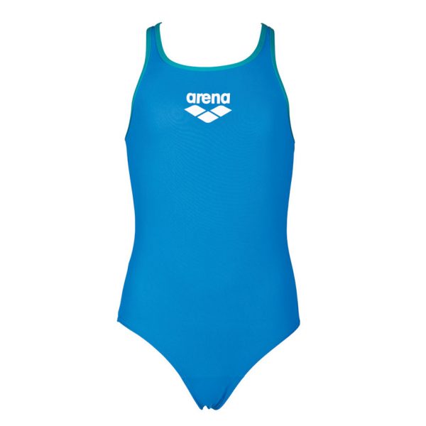 Arena BigLogo Girls Blue Swimsuit