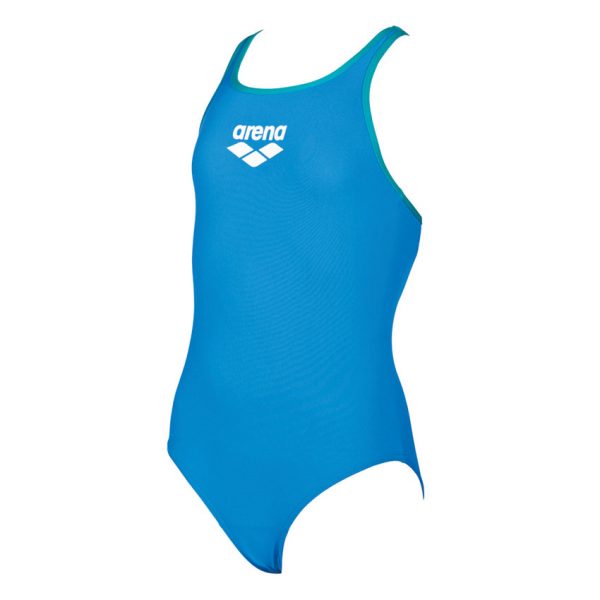 Arena BigLogo Girls Blue Swimsuit