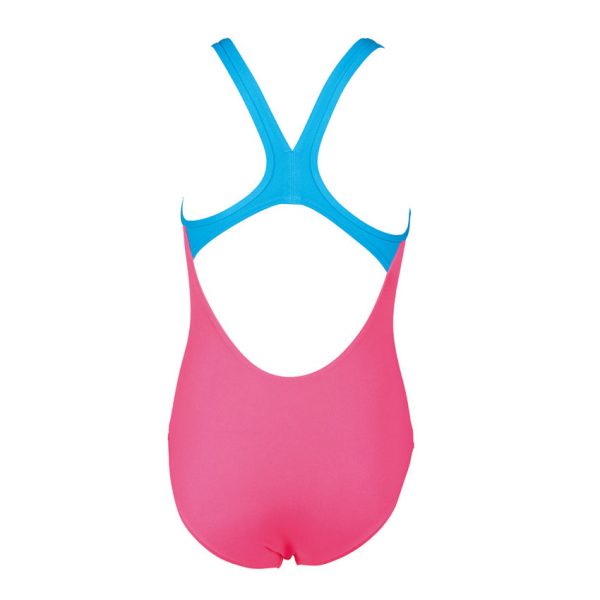 Arena BigLogo Girls Pink Swimsuit
