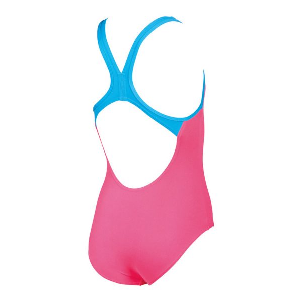 Arena BigLogo Girls Pink Swimsuit