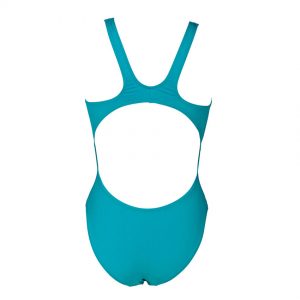 Arena 'Solid Tech' High Leg Green Swimsuit
