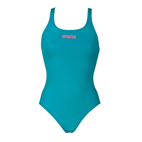 Arena 'Solid Pro' Medium Leg Green Swimsuit