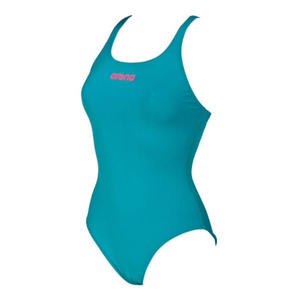 Arena 'Solid Pro' Medium Leg Green Swimsuit