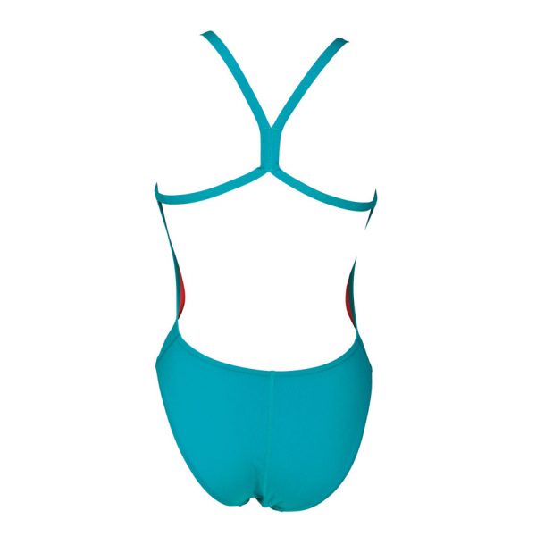 Arena 'Solid Light Tech' High Leg Green Swimsuit