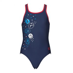 Arena Girls Navy Blue Submarine Swimsuit