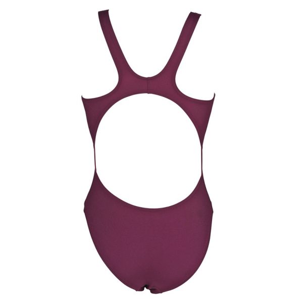 Arena 'Solid Tech' high leg red wine swimsuit perfect for regular training