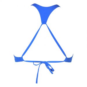 Blue Arena Crop Bikini Top