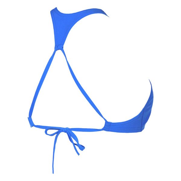 Blue Arena Crop Bikini Top