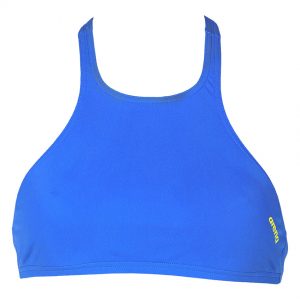 Blue Arena Crop Bikini Top