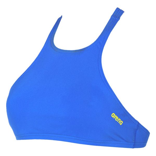 Blue Arena Crop Bikini Top