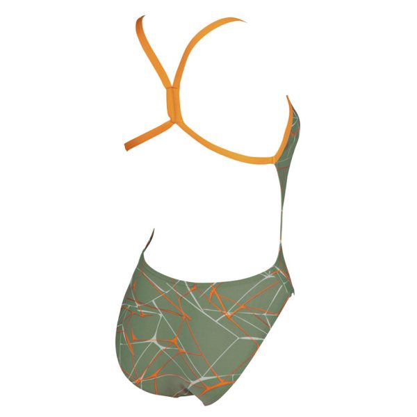 Arena Water Green High Leg Swimsuit