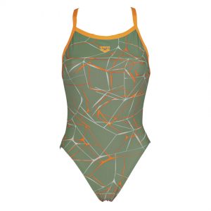 Arena Water Green High Leg Swimsuit
