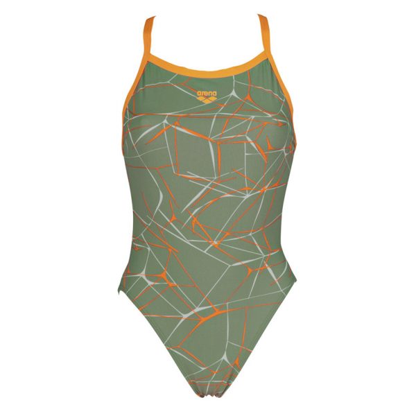 Arena Water Green High Leg Swimsuit