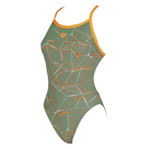Arena Water Green High Leg Swimsuit
