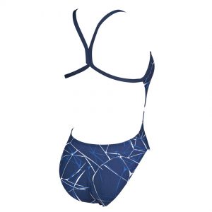 Arena Water Navy Blue High Leg Swimsuit