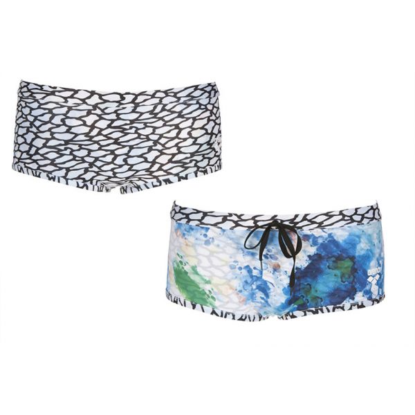 Arena Upside Down REVERSIBLE Low Waist Shorts