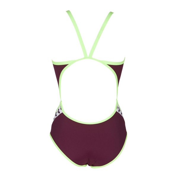 Red Wine Arena Team Stripe Swimsuit