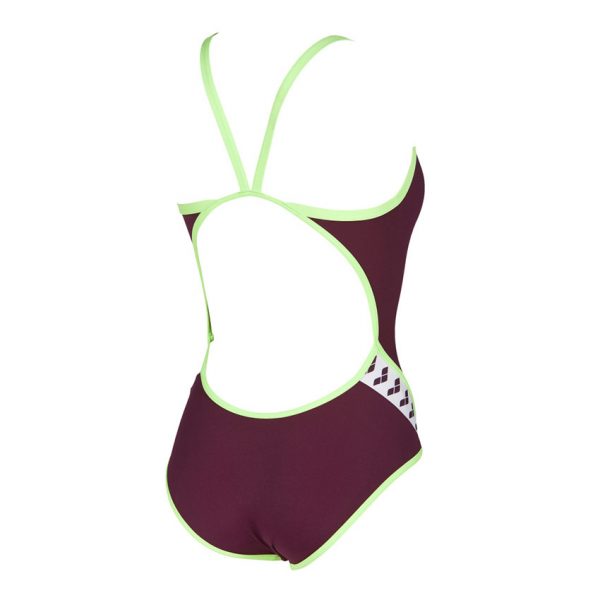 Red Wine Arena Team Stripe Swimsuit