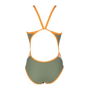 Green Arena Team Stripe Swimsuit