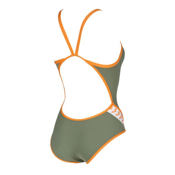Green Arena Team Stripe Swimsuit
