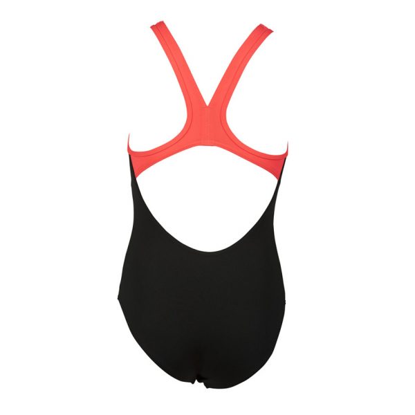 Arena BigLogo Girls Black / Pink Swimsuit