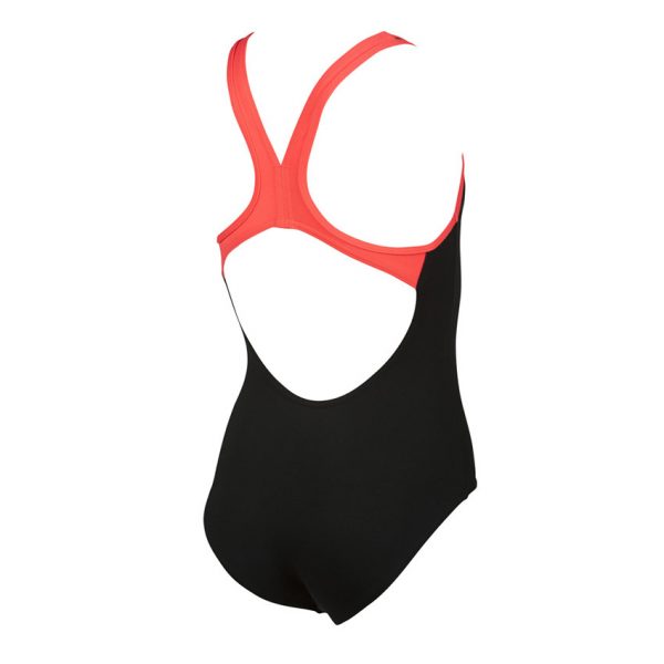 Arena BigLogo Girls Black / Pink Swimsuit