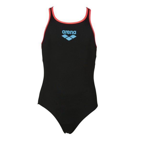 Arena BigLogo Girls Black / Pink Swimsuit