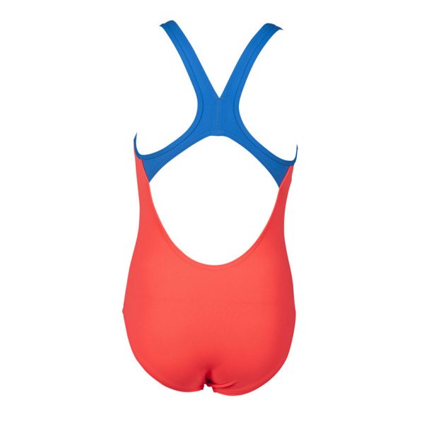 Arena BigLogo Girls Deep Pink Swimsuit