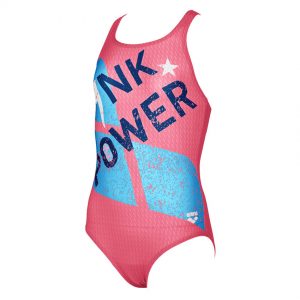 Arena Girls Pink Power Swimsuit