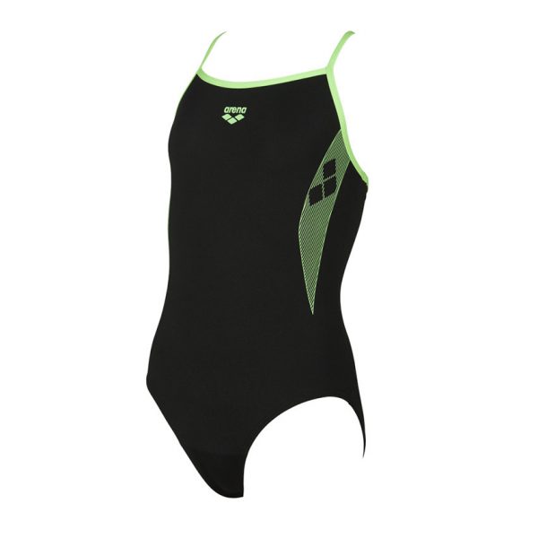 Arena Demetra Girls Black Swimsuit