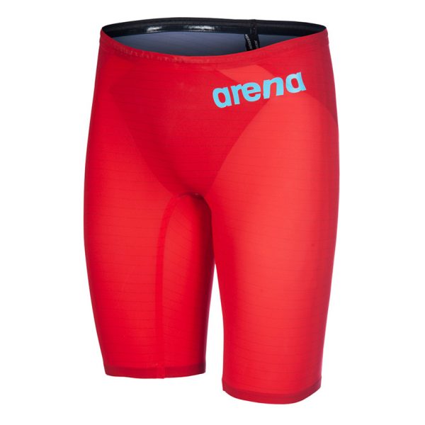 Red Arena Carbon Air 2 jammers are lightweight yet compressive.