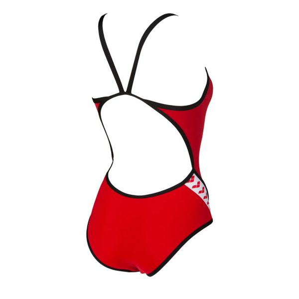 Red Arena Team Stripe Swimsuit