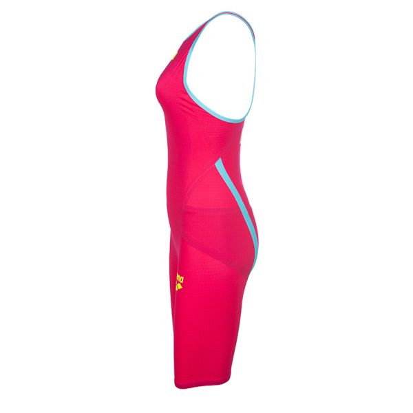 Arena Carbon Flex VX Closed Back Suit Red / Turquoise