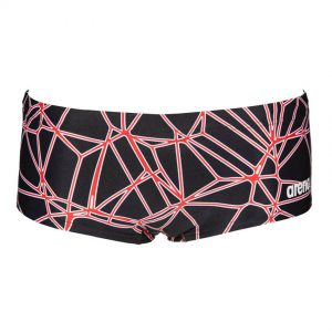 Black Red Arena Carbonics Pro Low Waist Shorts