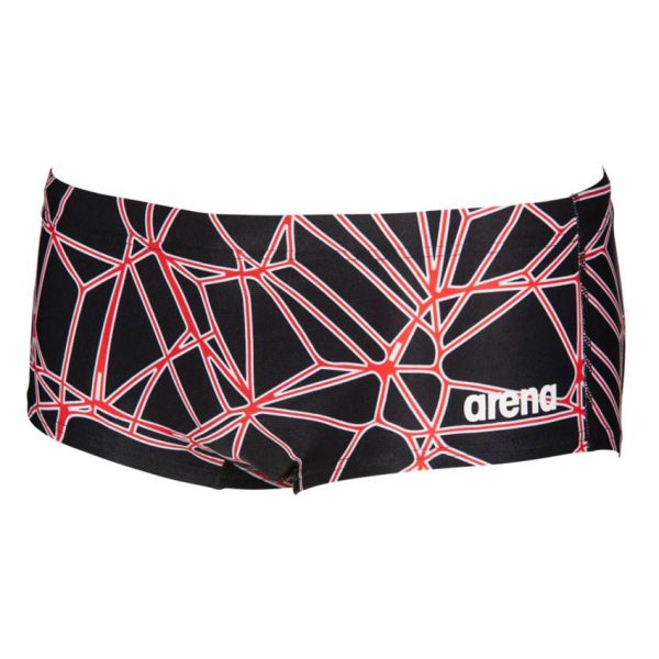 Black Red Arena Carbonics Pro Low Waist Shorts