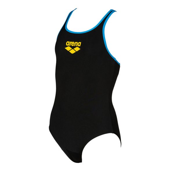 Arena BigLogo Girls Black Swimsuit