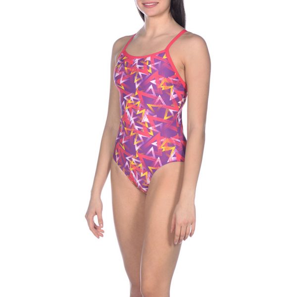 Purple Arena Triangle Swimsuit