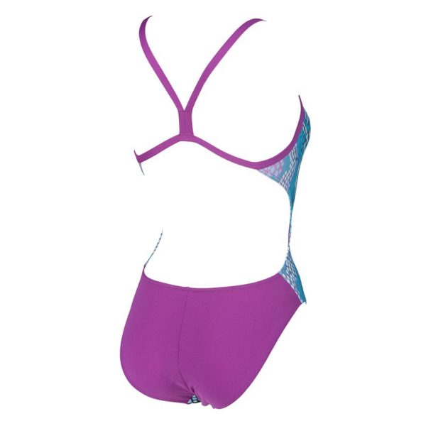 Arena Blue Snakeskin Swimsuit