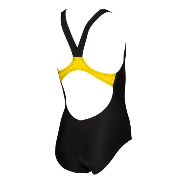 Black Arena Girls Draft Swimsuit