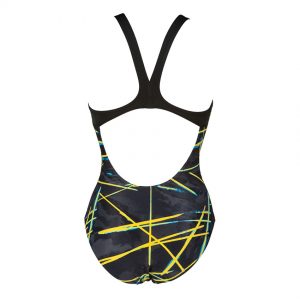 Black Arena Light Beams Swimsuit