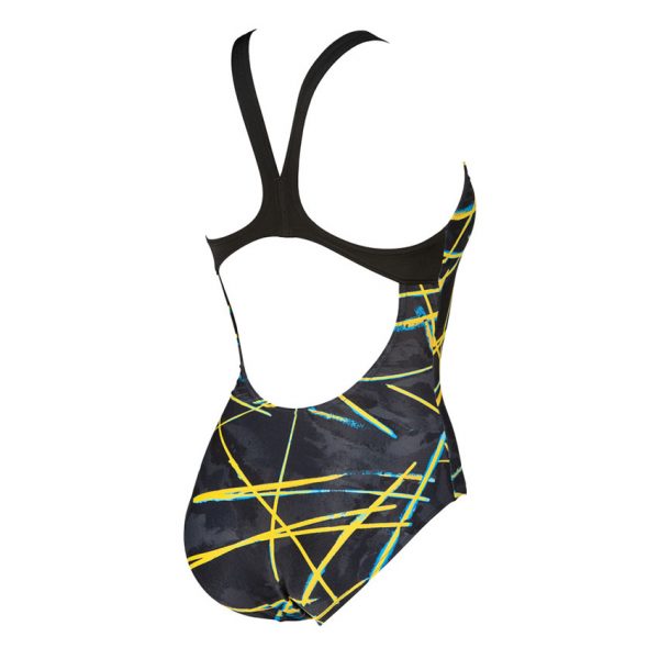 Black Arena Light Beams Swimsuit