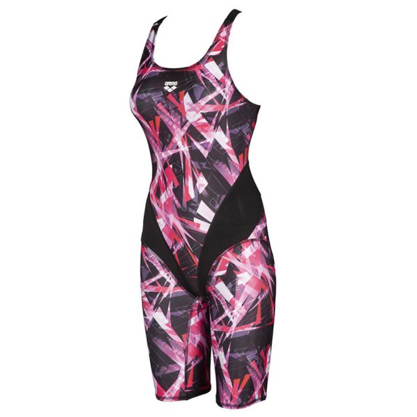 Pink Arena Light Lights Legged Swimsuit